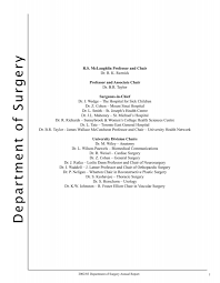 Department of Surgery, Annual Report 2002-2003