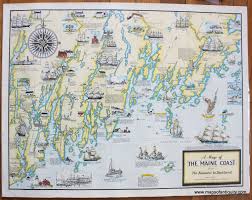 A Great Fathers Day Gift A Map Of The Maine Coast From