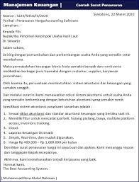 Contoh surat penawaran ini sangat mudah dan cocok untuk semua bisnis. Contoh Surat Penawaran Harga Barang Jasa Dan Kerjasama