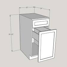 It just took a bit of shopping around to find one that fit efficiently. New Cherry 34 5 Height Base Trash Cabinets 1 Door 1 Drawer 1 Trash Top Cabinets