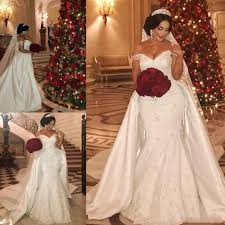 Including wedding dresses simple fabulous and simple organza mermaid wedding dress at wholesale prices from mermaid plus size wedding dresses pearl manufacturers. Plus Size Appliques Lace Mermaid Wedding Dresses Simple Sweetheart Neck Detachable Train Satin Bridal Gown Vestido De Noiva Buy At The Price Of 212 00 In Aliexpress Com Imall Com