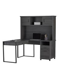 Great savings & free delivery / collection on many items. Realspace Dejori L Desk With Hutch Charcoal Office Depot