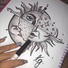 Sun Drawing Tattoo Tumblr Boho Art Drawings Trippy Drawings Hippie Drawing