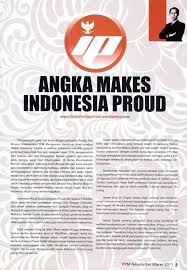Tulisan Angka Makes Indonesia Proud Yang Dimuat Pada Ppm Newsletter Maret 2011 Words Word Search Puzzle Word Search