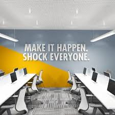 Shock Everyone Office Decor Office Quote Office Wall Art 3d Wall Art Office Art Quotes Wa In 2020 Office Wall Design Corporate Office Design Office Wall Decor