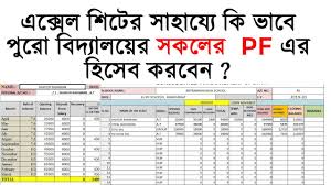 Lan denotes the first three character of the preferred language in which the member. à¦• à¦­ à¦¬ Pf à¦à¦° à¦—à¦£à¦¨ à¦•à¦°à¦¬ à¦¨ Excel à¦à¦° à¦¦ à¦¬ à¦° Pf Calculation Using Excel Of All Staff Youtube