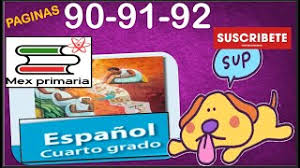 Muy bien la pagina me sirve mucho cuando no tenemos el libro a la mano esta muy completo. Espanol Cuarto Grado Primaria Paginas 90 91 92 Espanol 4 Espanol 4to Youtube
