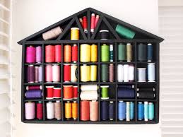 It won't cost an arm and a leg so you can actually afford to organize all of your thread spools! Easy Makeover House Shelf Thread Storage My Poppet Makes