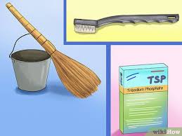Let it sit for about 20 minutes, and then scrub with a brush. How To Clean Concrete Floors With Pictures Wikihow