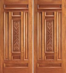 This hand selected range of entrance doors and garage doors complement our metal coatings both in style and execution. Brown Double Teak Wood Doors Rs 150 Square Feet Saina Traders Id 20422801397