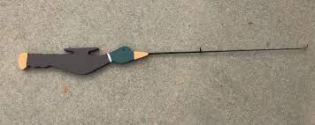 The Green Hornet Ice Fishing Pole From Grumpy Old Men The Green Hornet S Caught More Fish Than You Ve Lied About Gusta Ice Fishing Easy Wood Fishing Pole