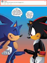 Sonic and Shadow Character Ask 2 