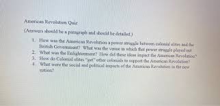 Displaying 21 questions associated with ozempic. Solved American Revolution Quiz Answers Should Be A Chegg Com