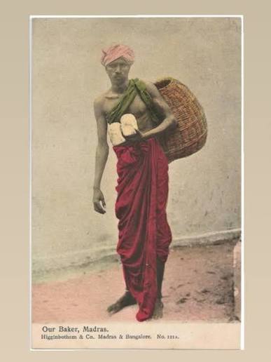 Early 1860s. A sanyasi or wandering Hindu mendicant who has vowed to never take his hand down. Sanyasis or sadhus are holy men who have taken the path of renunciation. In the