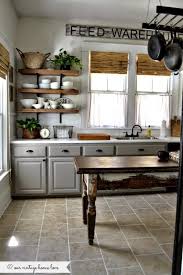 Farmhouse Kitchen Ideas For Fixer Upper Style Industrial Flare Farmhouse Style Kitchen Painted Kitchen Cabinets Colors Rustic Kitchen
