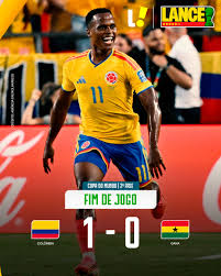 PASSAPORTE CARIMBADO! 🇨🇴✓ A Col&ocirc;mbia fez o dever de casa! Com brilho de  Jhon Arias, a equipe sul-americana venceu Gana por 1 a 0, sem passar  grandes sustos, e garantiu a sua