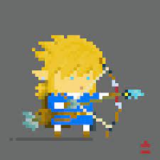 Even with that, it's awesome. Botw Link Pixel Art Made To Cope With Our Wait Nintendoswitch