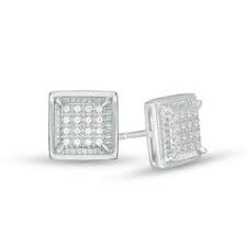 Solid 10k gold egyptian black & white diamonds pendant for men & women 0.4ct regular price: Mens Earrings Earrings Gordon S Jewelers