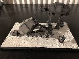 Dyi star wars diorama hoth. Battle Of Hoth Diorama I Made Starwars