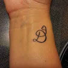 It is an image of innocence and completeness, of impregnable holy power, and it is the rock of commitment, . Initial Tattoo Idea Tattoo Lettering Finger Tattoos Initial Tattoo