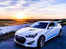 2016 Hyundai Genesis Coupe 3 8 R Spec With 19x8 5 Esr Rf2 And Yokohama 225x45 On Stock Suspension 685277 Fitment Industries