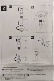 help with push button drain with second