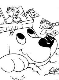 Clifford the big red dog halloween. Clifford Coloring Page Clifford Coloring Page All Kids Network