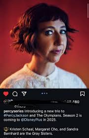 Sarah Bernhard, Kristen Schaal and Margaret Cho are the Gray Sisters!  [pjotv] : r/camphalfblood