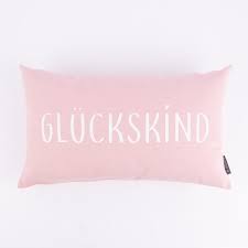 Verleihen sie ihrer wohnung ein gemütlicheres ambiente, indem sie sie im landhausstil gestalten. Magma Deko Kissen Mit Aufschrift Gluckskind Altrosa 30x50cm Meine Gardinen De Der Gardinen Spezialshop Von Schoner Leben