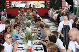 Crabb has been hosting her cooking show kitchen cabinet for five seasons now, and no one has pulled her up on the fact it's about as nutrient rich as the majority of her desserts. Long Lunch With Annabel Crabb Adelaide Festival