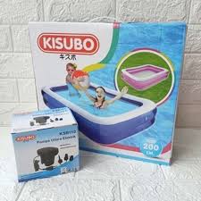 (8) bestway kolam renang anak 305 cm/ jumbo + free pompa listrik. Jual Kolam Renang Anak Besar Kisubo Kotak 2 Meter Pompa Listrik Terbaru Juli 2021 Blibli