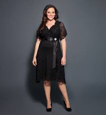 Retro Glam Lace Dress Plus Size Black Dresses Evening Dresses Plus Size Lace Dress With Sleeves