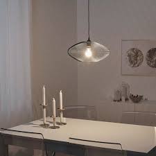 Luftmassa Lampskarm Svart Ovalmonstrad Ovalmonstrad 37 Cm Ikea In 2020 Lamp Shade Decorative Light Bulbs Ceiling Light Shades