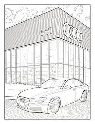 Car » logo's car brands; Audi And Mercedes Release Coloring Pages To Battle Quarantine Boredom