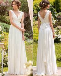 Scalloped Lace Neck Spring Boho Wedding Dress Bridal Gown Custom Size 2 4 6 8 10 Ebay Beach Wedding Dress Boho Wedding Dresses Beach Wedding Dress