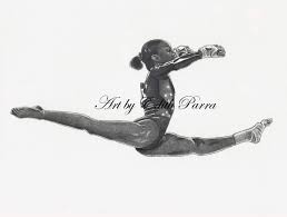 Gabby douglas is going for the gold in apologizing, after drawing criticism for her behavior while the u.s. A Portrait Drawing Of Gabby Douglas Edith Parra Exceptional Portrait Artist