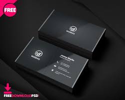 You can also add the company's logo to the card. Graphic Design Business Card Psd Modern Freedownloadpsd Com