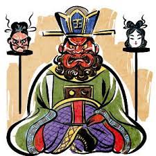ほおずき市の閻魔大王 こんにゃくえんま のイラスト 日本 祭り イラスト 民間信仰