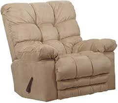 Crafted with a soft faux leather cushion and solid framework, the wilson power recliner features irresistibly soft faux leather. Amazon Com Catnapper Magnum Chaise Oversized Rocker Recliner Chair In Hazelnut Health Personal Care