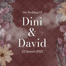 Undangan Pernikahan Dini & David