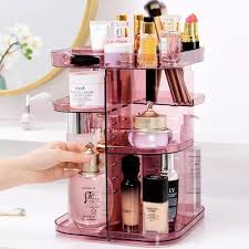 Menjual barangan kosmetik pada harga mampu milik dengan kualiti barang terbaik Hot Sale Cosmetic Make Up Storage Box 360 Degree Rotate Organizer Box Rotating Rak Barang Makeup Shopee Malaysia