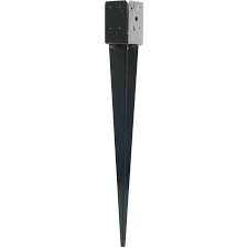 Simpson Strong Tie Fpbs44 Mailbox Fence Post Base Spike 28 Walmart Com In 2020 Fence Post Repair Wood Tie Dog Fence