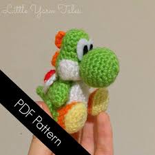 Yoshi Inspired Amigurumi Pdf Written Pattern Digital Item Etsy In 2021 Crochet Patterns Pattern Amigurumi Pattern He can jump really high and likes to eat apples. yoshi inspired amigurumi pdf written