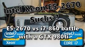Reasons to buy the intel core i7 3820. 4 Core Core I7 3820 Vs 8 Core Xeon E5 2670 Youtube