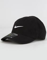 Nike Swoosh Boys Ball Cap Black 8a2319 023 Ball Cap Embroidered Nike Logo Nike