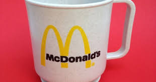 Retro Mcdonalds Logo Plastic Cup Mug 1980s 1990s Etsy Logo Plastic Cups Mugs Mcdonalds Coffee