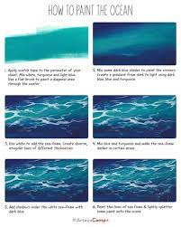 How to paint the ocean and waves? How To Art How To Paint The Ocean By Artezaofficial