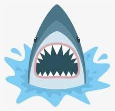 A Illustration Of The Shark From Jaws The Movie Shark Mouth Open Drawing Hd Png Download Shark Mouth Open Shark Mouth Shark