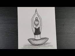 Yoga day drawing premium vector. 12 Yoga Day Sketching Ideas In 2021 Yoga Day Yoga World Yoga Day