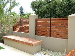 Bricks and stone are durable and long lasting, so a brick wall makes an incredibly durable structure that will stand the test of time. Image Result For Fencing On Top Of Brick Wall Fence Design Building A Fence Brick Fence